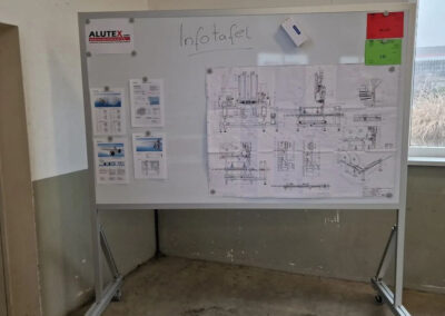 Fertigung von Schutzzäunen/-einhausungen und Arbeitsplatzsystemen